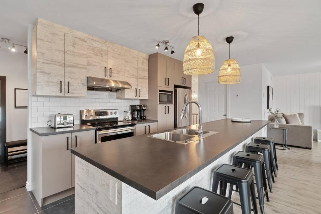 Апартаменты Initial - Boho - Mont-Sainte-Anne Бопре Экстерьер фото